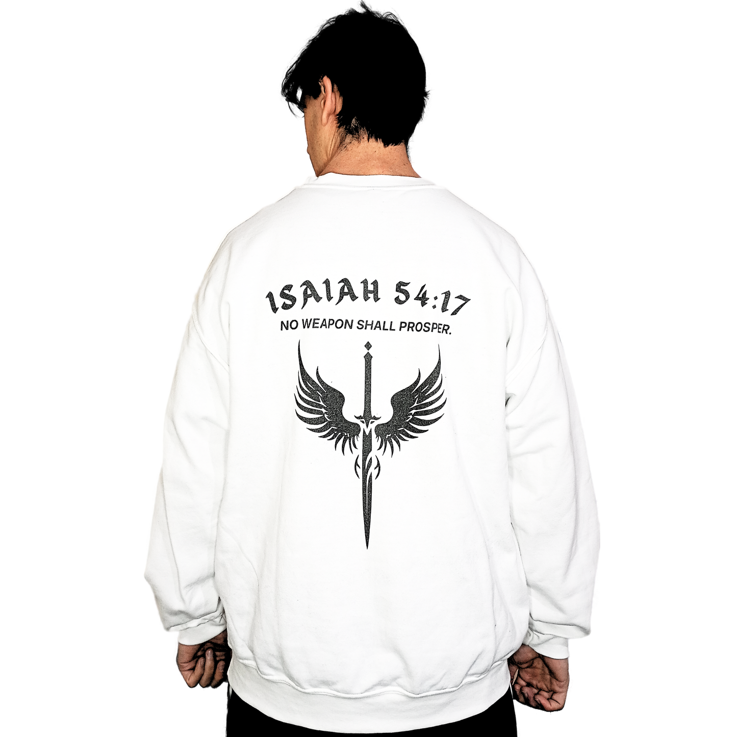 Isaiah 54:17 Crewneck Hoodie